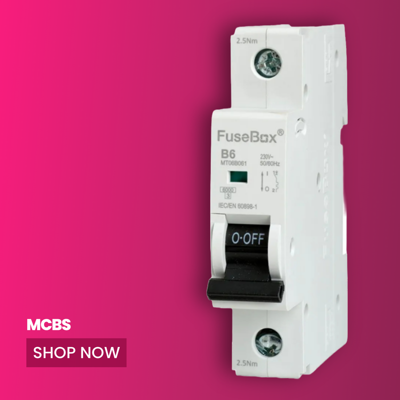 Miniature circuit breakers MCBs single pole and three pole B-curve C-curve electrical protection