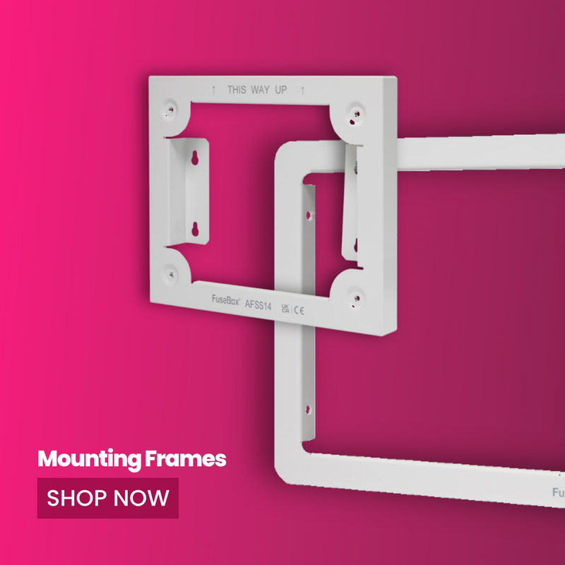  Consumer unit mounting frames for 14 18 and 24 module electrical panel installation