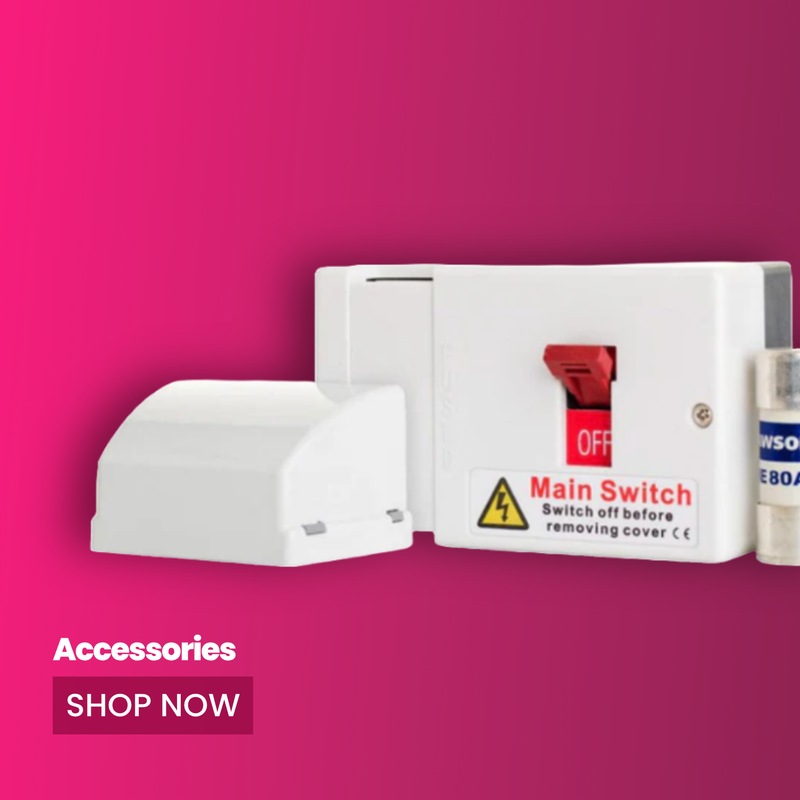 Electrical accessories including tail glands metal modules and meter isolator switches