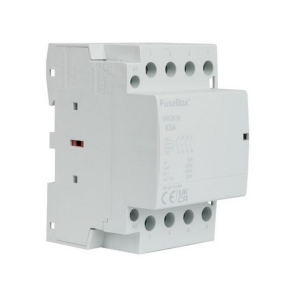 Electrical contactor with 'Fuserflex' branding on a white background