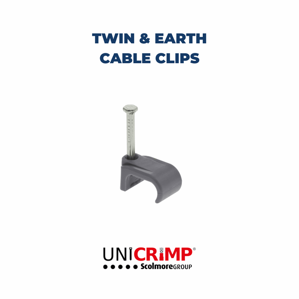 Twin And Earth Cable Clips 100 Pack - Electrical Cable Store