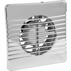 Airvent 100mm Chrome Low Profile Timer Extraction Fan