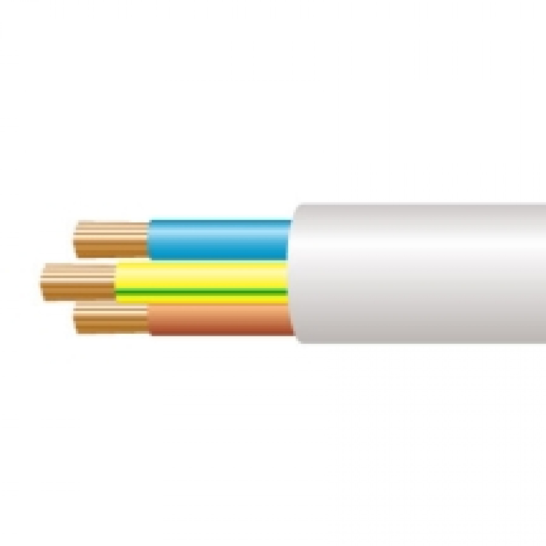 1.0MM 3183TQ 3 CORE HEAT RESISTANT FLEX WHITE 100M