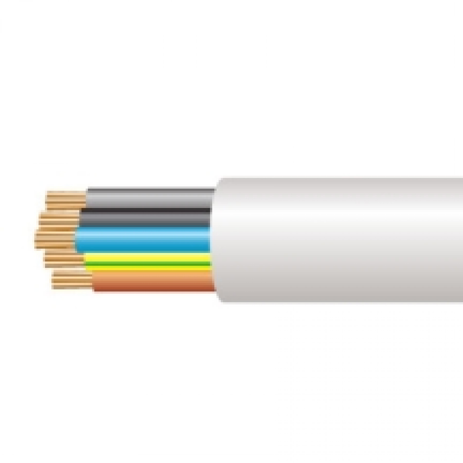 0.75MM 3185Y 5 CORE FLEX WHITE 50M