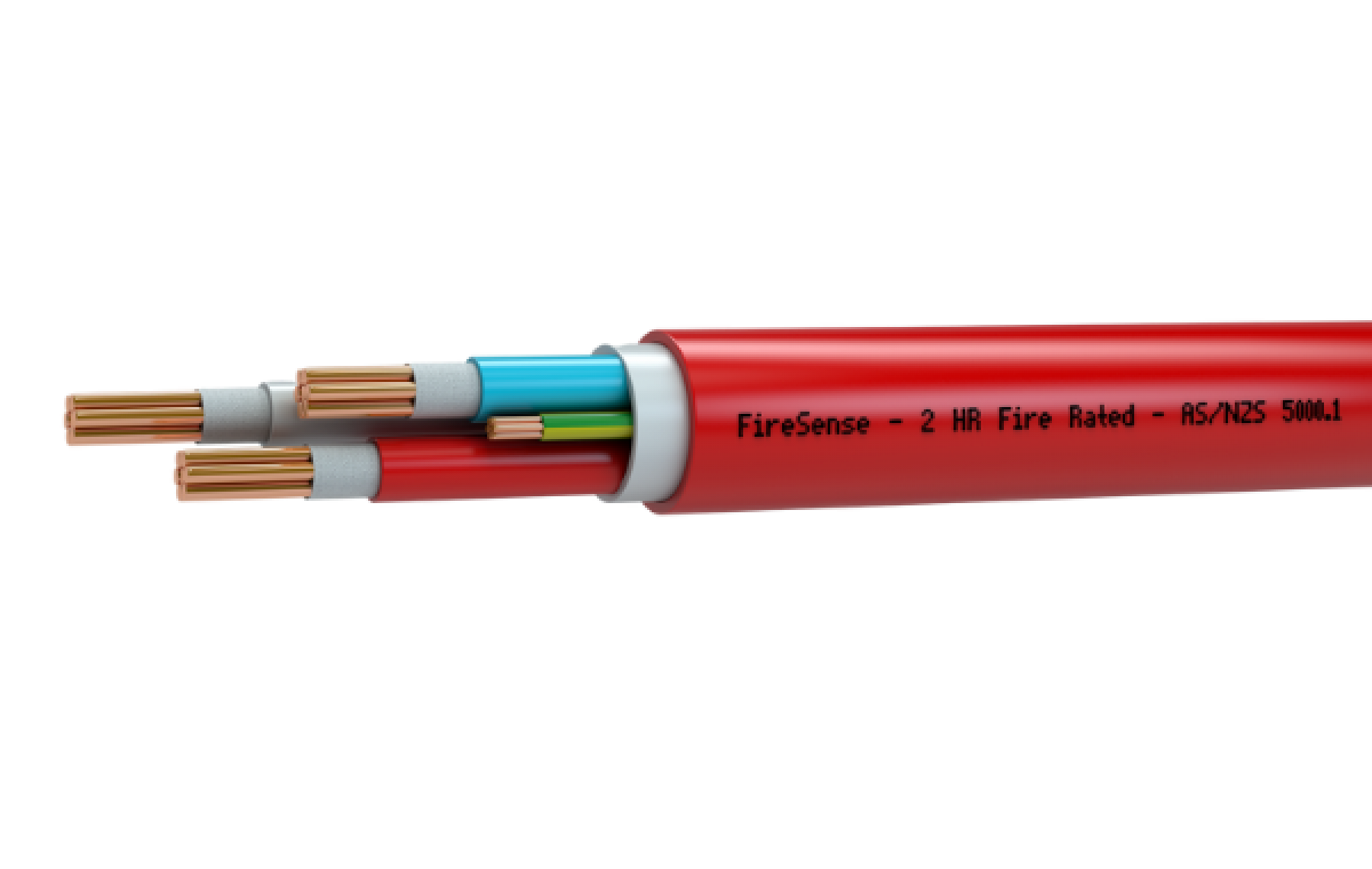 FP STANDARD 3 CORE & EARTH 1.5 RED 100M