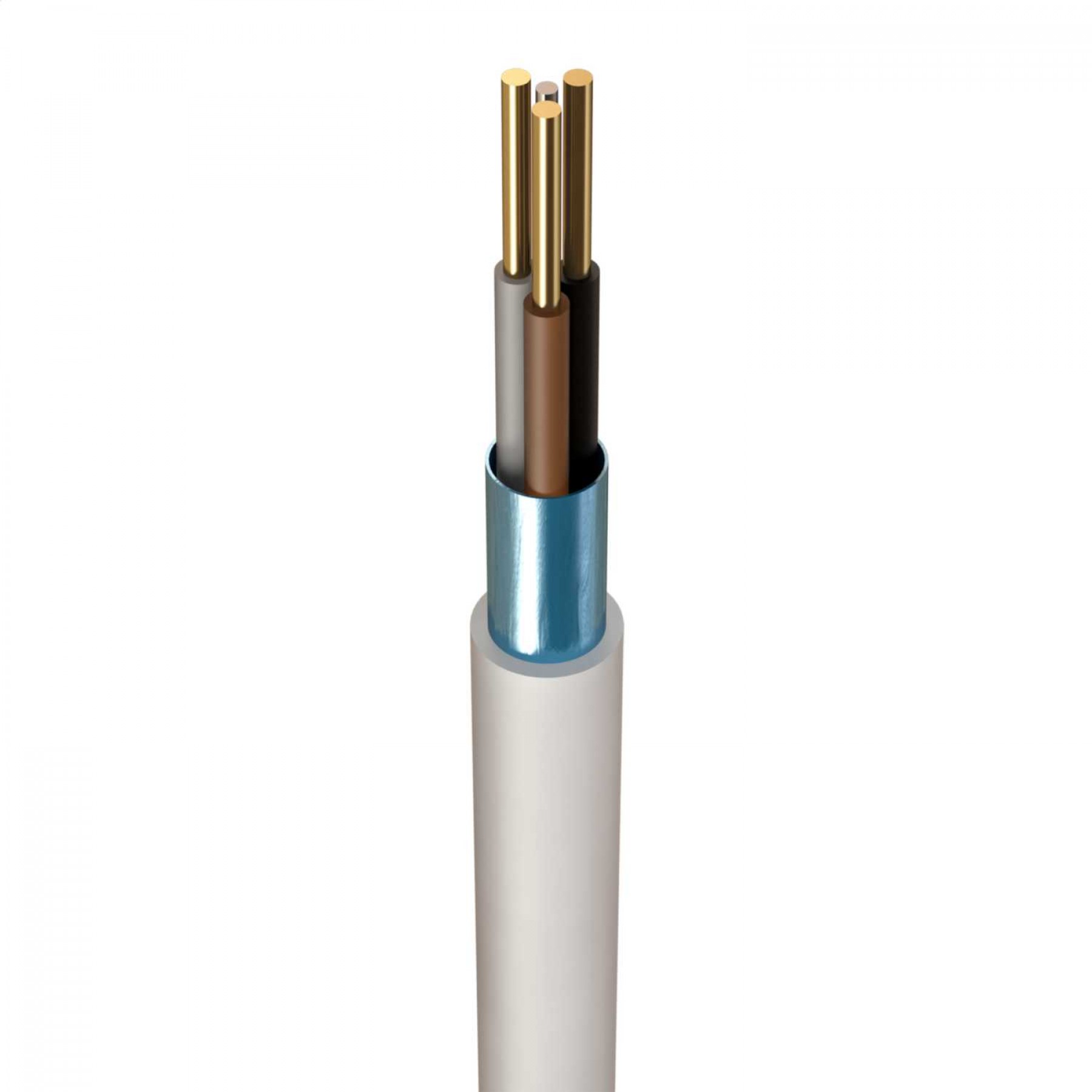 FP STANDARD 3 CORE & EARTH 2.5 WHITE 100M