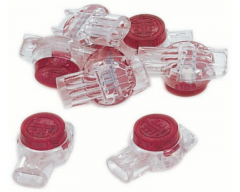 IDEAL IDC 3-WIRE UR RED BUTT SPLICE JELLYBEAN CONNECTORS (PACK 25)